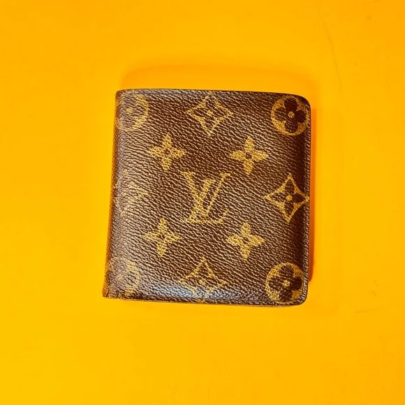 Louis Vuitton Brown and Gold Monogram Card Holder pocket organizer - Picture 4 of 12